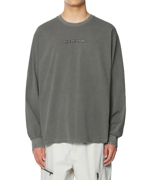 thisisneverthat(ディスイズネバーザット)の「SD.ARCH-LOGO L/S TEE(Tシャツ/カットソー・メンズ・グレー/ブラック/レモンイエロー/ブルーグリーン・L/M/XL/S)」の18枚目の写真