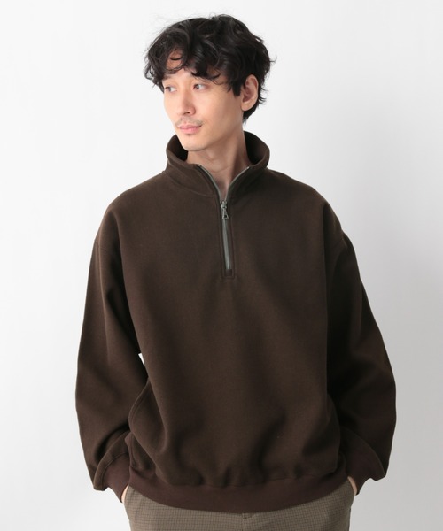 GLOBAL WORK（グローバルワーク）の「【ウーリーテック】ハーフZIP