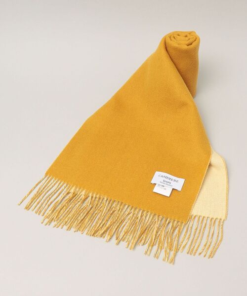 SHIPS（シップス）の「SHIPS: カシミヤ リバーシブル ソリッド マフラー（マフラー・メンズ・ブルー/イエロー系その他/ベージュ/ブラック/ネイビー/オレンジ/グリーン・ONE SIZE）」の10枚目の写真