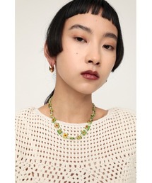 SLY | FLOWER BEADS MIX CHOKER(ネックレス)