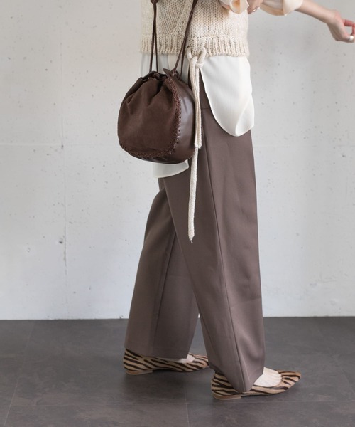 Lirica (リリカ)の「Lirica high-west pants(その他パンツ・レディース・モカ/グレー系その他/パープル・1/0/2)」の3枚目の写真