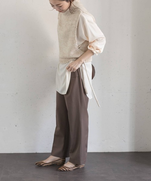 Lirica (リリカ)の「Lirica high-west pants(その他パンツ・レディース・モカ/グレー系その他/パープル・1/0/2)」の6枚目の写真