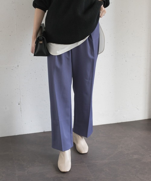Lirica (リリカ)の「Lirica high-west pants(その他パンツ・レディース・モカ/グレー系その他/パープル・1/0/2)」の7枚目の写真