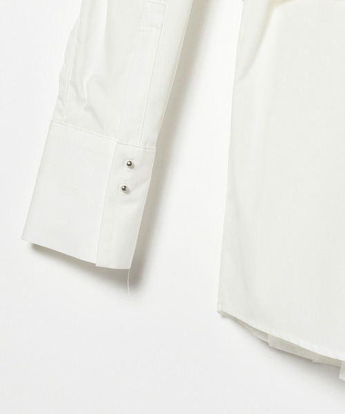 Ray BEAMS（レイビームス）の「RBS / バック プリーツ ベスト セット（シャツ/ブラウス・レディース・ホワイト/ブラック・ONE SIZE）」の6枚目の写真