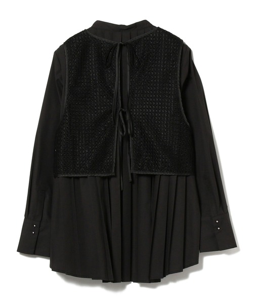 Ray BEAMS（レイビームス）の「RBS / バック プリーツ ベスト セット（シャツ/ブラウス・レディース・ホワイト/ブラック・ONE SIZE）」の15枚目の写真