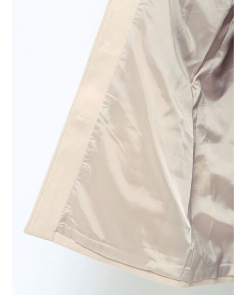 COTORICA(コトリカ)の「フェイクメルトンステンカラーコート(ステンカラーコート・レディース・アイボリー/モカ・MEDIUM)」の6枚目の写真