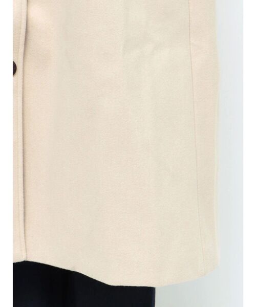 COTORICA(コトリカ)の「フェイクメルトンステンカラーコート(ステンカラーコート・レディース・アイボリー/モカ・MEDIUM)」の5枚目の写真