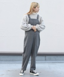 【お値下げ中】ダントン ウールオールインワン サロペット ネイビー 36 専用☆ダントン ウール オールインワン サロペット 36 ネイビー