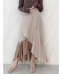 dazzlin | シャイニーラッフルフレアスカート(スカート)