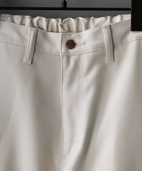 Wrangler(ラングラー)の「【Wrangler】polyester twill rad easy pants/ラングラー ポリツイル ラッド イージーパンツ/シェフパンツ(チノパンツ・メンズ・オフホワイト/ブラウン/ブラック・XL/L/M/S)」の4枚目の写真