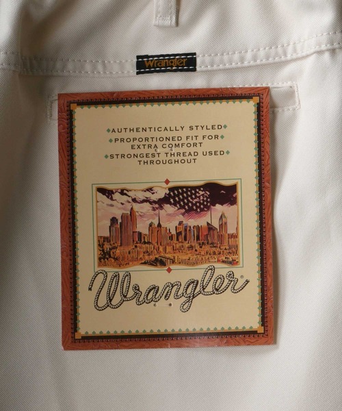 Wrangler(ラングラー)の「【Wrangler】polyester twill rad easy pants/ラングラー ポリツイル ラッド イージーパンツ/シェフパンツ(チノパンツ・メンズ・オフホワイト/ブラウン/ブラック・XL/L/M/S)」の8枚目の写真