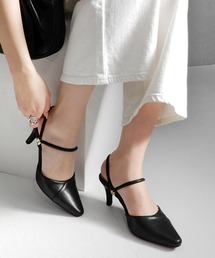 minia | ポインテッド2WAYストラップミュール　◇(パンプス)