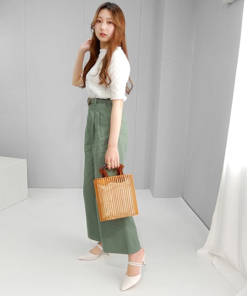 minia（ミニア）の「ポインテッド2WAYストラップミュール　◇（パンプス・レディース・アイボリー/ブラック/ピンク/パイソン・S/L/LL/M）」の9枚目の写真