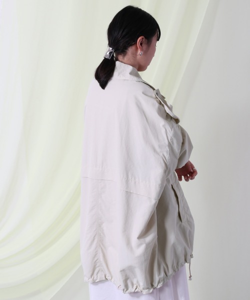 cepo（セポ）の「２ＷＡＹマルチビッグブルゾン（ブルゾン・レディース・オフホワイト/ピンク/イエロー・M）」の7枚目の写真