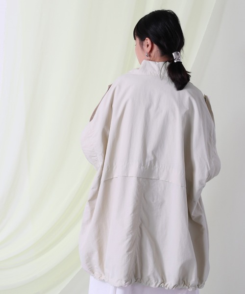 cepo（セポ）の「２ＷＡＹマルチビッグブルゾン（ブルゾン・レディース・オフホワイト/ピンク/イエロー・M）」の8枚目の写真