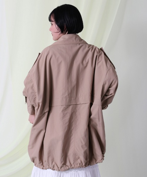 cepo（セポ）の「２ＷＡＹマルチビッグブルゾン（ブルゾン・レディース・オフホワイト/ピンク/イエロー・M）」の15枚目の写真