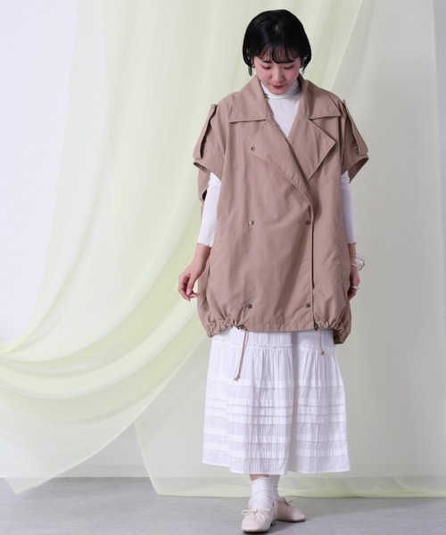 cepo（セポ）の「２ＷＡＹマルチビッグブルゾン（ブルゾン・レディース・オフホワイト/ピンク/イエロー・M）」の14枚目の写真