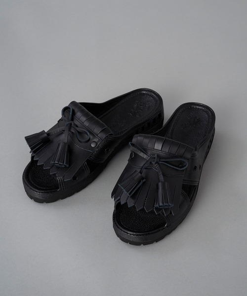 BENCH（BENSAN）（ベンチ）の「（CANNABIS別注）BENCH bench LOAFER RIBBON (BE-CB07)（サンダル・メンズ・ブラック・LARGE/X-LARGE/SMALL/MEDIUM）」の8枚目の写真