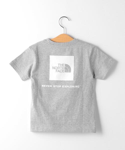 THE NORTH FACE（ザノースフェイス）の「＜THE NORTH FACE（ザノースフェイス）＞TJ バック スクエアロゴ TEE 100cm-130cm◆（Tシャツ/カットソー・キッズ・ホワイト/グレー/レッド/ケリー・110cm/100cm/120cm/130cm）」の3枚目の写真