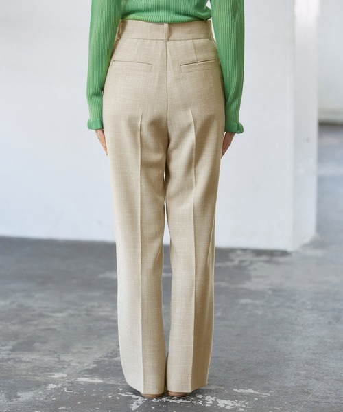 ROPE'（ロペ）の「スラブツイードストレートパンツ/セットアップ対応（その他パンツ・レディース・ブラウン/ベージュ系その他/キャメル・38/36）」の11枚目の写真