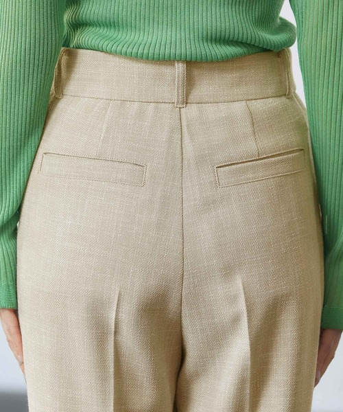 ROPE'（ロペ）の「スラブツイードストレートパンツ/セットアップ対応（その他パンツ・レディース・ブラウン/ベージュ系その他/キャメル・38/36）」の12枚目の写真