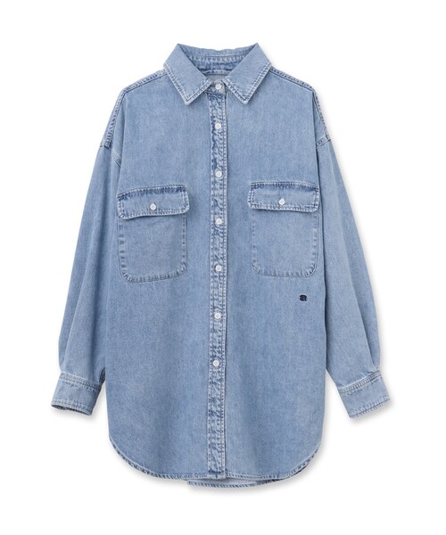 【DRESSTERIOR】ドレステリア デニムシャツ ドロップショルダー 大きめ DRESSTERIOR】ドレステリア デニムシャツ ドロップショルダー