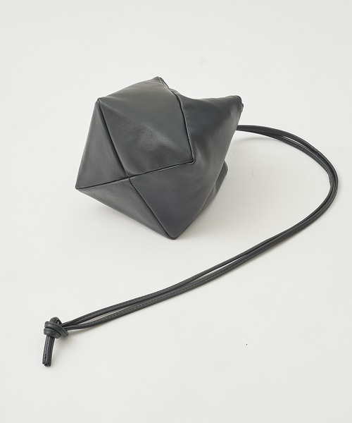 GALLARDAGALANTE(ガリャルダガランテ)の「【CASA】エコバック付きショルダーバッグ(ショルダーバッグ・レディース・ブラック/ミント・FREE)」の9枚目の写真