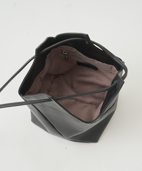 GALLARDAGALANTE(ガリャルダガランテ)の「【CASA】エコバック付きショルダーバッグ(ショルダーバッグ・レディース・ブラック/ミント・FREE)」の10枚目の写真