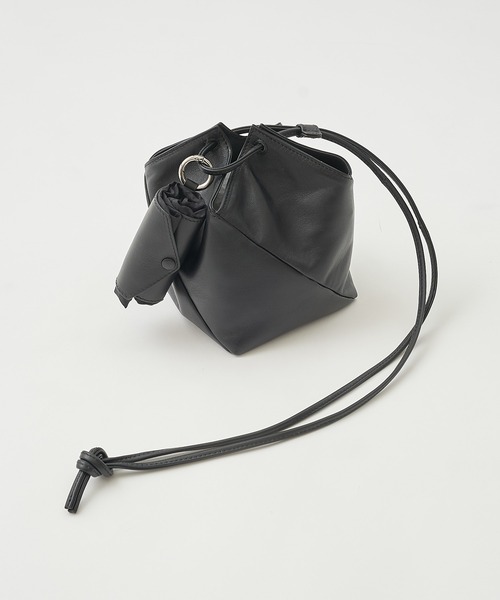 GALLARDAGALANTE(ガリャルダガランテ)の「【CASA】エコバック付きショルダーバッグ(ショルダーバッグ・レディース・ブラック/ミント・FREE)」の7枚目の写真