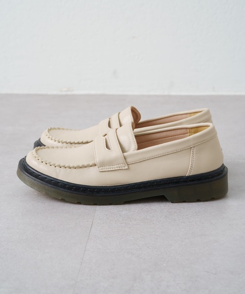 Kastane(カスタネ)の「コインローファー(ローファー・レディース・ブラック/ベージュ・38/37/39)」の7枚目の写真