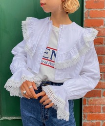 CIAOPANIC | ピンタックレースショートブラウス(シャツ/ブラウス)