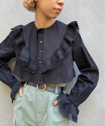 CIAOPANIC | ピンタックレースショートブラウス(シャツ/ブラウス)