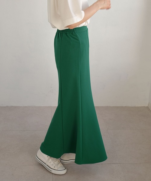 ＡＮＤＪ（アンドジェイ）の「ジョーゼットマーメイドスカート（スカート・レディース・ブラック/オレンジ/ブルー/グリーン/イエロー系その他/グレイッシュベージュ・M）」の16枚目の写真