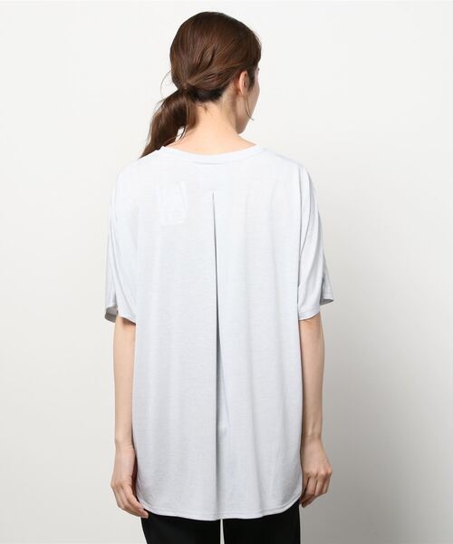 IGNIO（イグニオ）の「イグニオ  半袖チュニックTシャツ（Tシャツ/カットソー・レディース・ベビーピンク/ライラック/ダークブルー/ダークグレー/ホワイト・2XL/M/S/L/XL）」の7枚目の写真