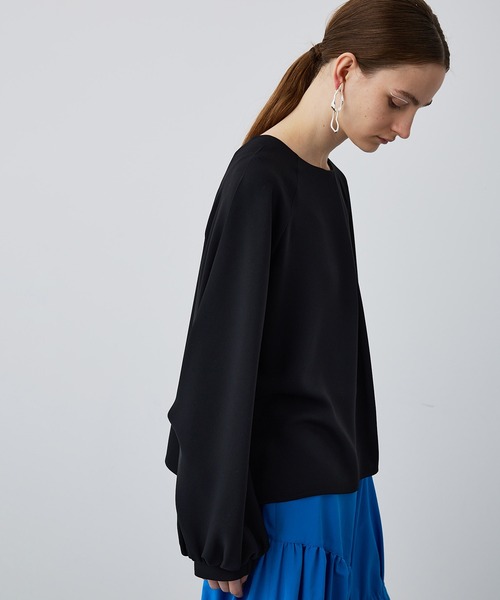 UNITED TOKYO（ユナイテッドトウキョウ）の「ラップスリーブブラウス（シャツ/ブラウス・レディース・ライトブルー/ブラック/オフホワイト/ブルー・FREE）」の13枚目の写真