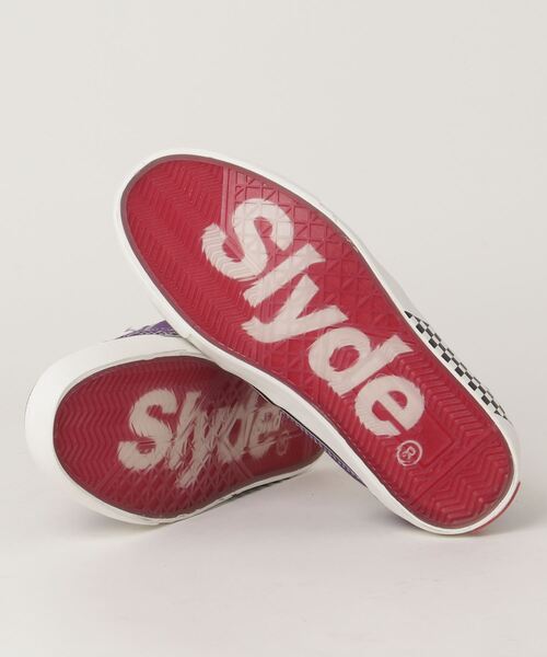 Slyde（スライド）の「【Slyde】SLYDE TECH LOW CUT SHOES（スニーカー・メンズ・ホワイト×パープル・24/25/26/27/28/25.5/26.5/27.5/24.5/23.5/23）」の3枚目の写真