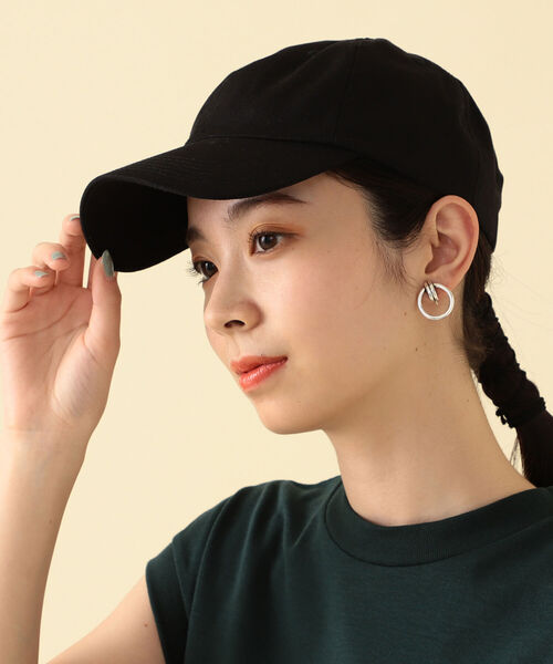 Demi-Luxe BEAMS（デミルクス ビームス）の「AK＋1 / メッセージ CAP（キャップ・レディース・ブラック・ONE SIZE）」の3枚目の写真