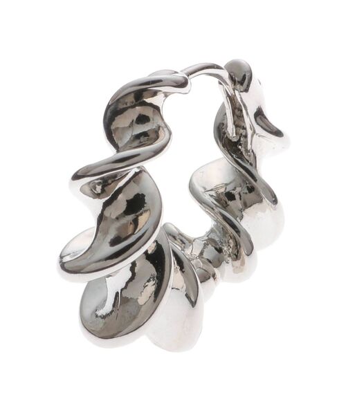 LAGUNAMOON(ラグナムーン)の「ツイストラウンドピアス(ピアス(両耳用)・レディース・シルバー/ゴールド・FREE)」の4枚目の写真