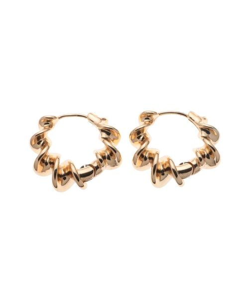 LAGUNAMOON(ラグナムーン)の「ツイストラウンドピアス(ピアス(両耳用)・レディース・シルバー/ゴールド・FREE)」の8枚目の写真