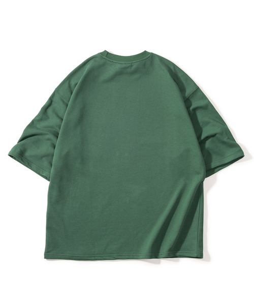 VISION STREET WEAR(ヴィジョンストリートウェア)の「【VISION STREET WEAR/ヴィジョンストリートウェア】ベースボールロゴ裏毛Tシャツ/半袖スウェット/ワンポイント/ビッグシルエット(Tシャツ/カットソー・メンズ・チャコールグレー/アッシュグレー/ネイビー/グリーン・M/L/XL)」の11枚目の写真