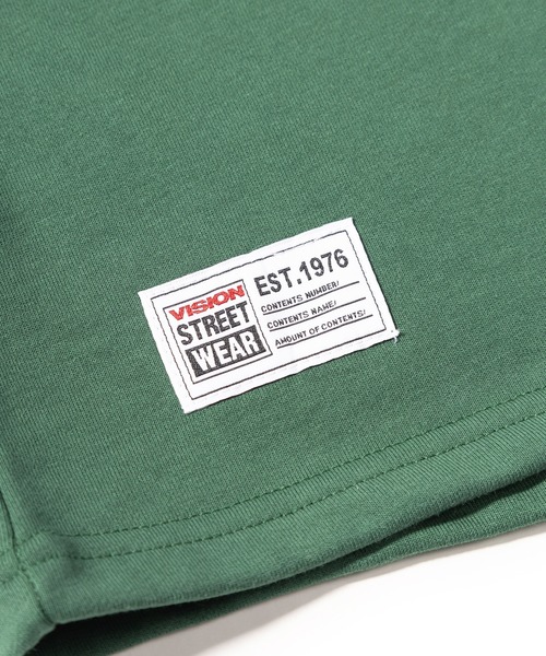 VISION STREET WEAR(ヴィジョンストリートウェア)の「【VISION STREET WEAR/ヴィジョンストリートウェア】ベースボールロゴ裏毛Tシャツ/半袖スウェット/ワンポイント/ビッグシルエット(Tシャツ/カットソー・メンズ・チャコールグレー/アッシュグレー/ネイビー/グリーン・M/L/XL)」の16枚目の写真
