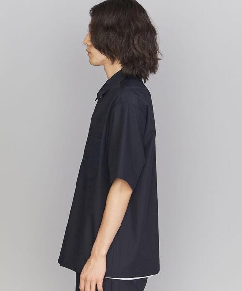 BEAUTY&YOUTH UNITED ARROWS(ビューティーアンドユースユナイテッドアローズ)の「KOMATSU PACK キャンプカラー ショートスリーブシャツ【セットアップ対応】(シャツ/ブラウス・メンズ・オリーブ/ネイビー/ベージュ・XL/L/M/S)」の5枚目の写真