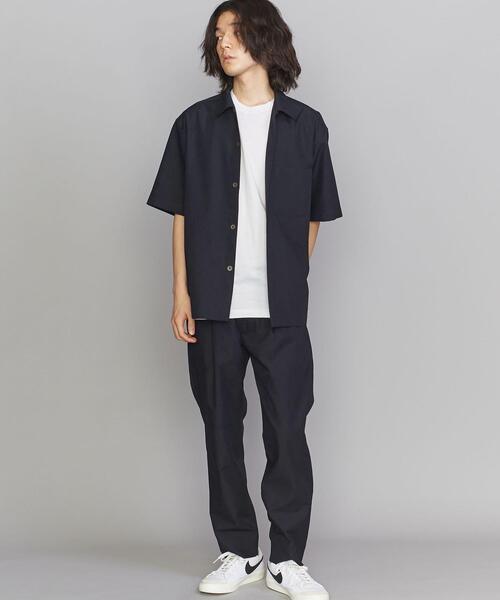 BEAUTY&YOUTH UNITED ARROWS(ビューティーアンドユースユナイテッドアローズ)の「KOMATSU PACK キャンプカラー ショートスリーブシャツ【セットアップ対応】(シャツ/ブラウス・メンズ・オリーブ/ネイビー/ベージュ・XL/L/M/S)」の10枚目の写真