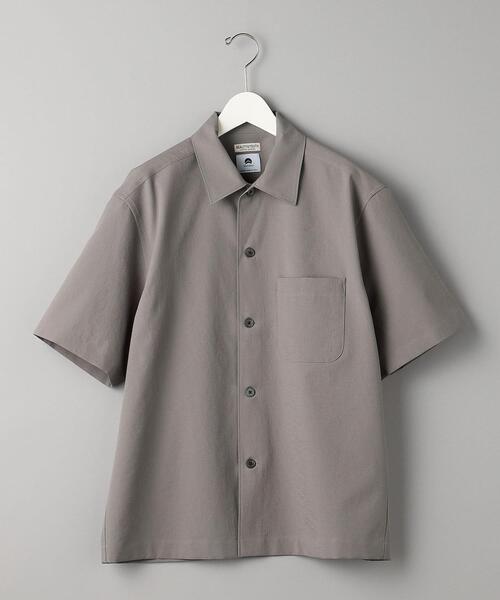 BEAUTY&YOUTH UNITED ARROWS(ビューティーアンドユースユナイテッドアローズ)の「KOMATSU PACK キャンプカラー ショートスリーブシャツ【セットアップ対応】(シャツ/ブラウス・メンズ・オリーブ/ネイビー/ベージュ・XL/L/M/S)」の21枚目の写真