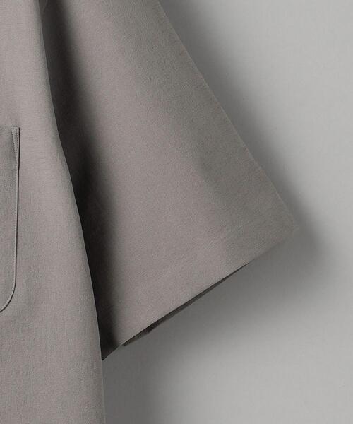BEAUTY&YOUTH UNITED ARROWS(ビューティーアンドユースユナイテッドアローズ)の「KOMATSU PACK キャンプカラー ショートスリーブシャツ【セットアップ対応】(シャツ/ブラウス・メンズ・オリーブ/ネイビー/ベージュ・XL/L/M/S)」の12枚目の写真