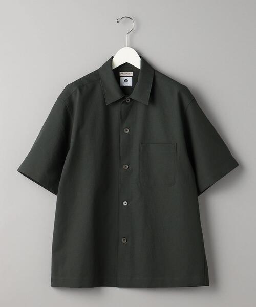 BEAUTY&YOUTH UNITED ARROWS(ビューティーアンドユースユナイテッドアローズ)の「KOMATSU PACK キャンプカラー ショートスリーブシャツ【セットアップ対応】(シャツ/ブラウス・メンズ・オリーブ/ネイビー/ベージュ・XL/L/M/S)」の15枚目の写真