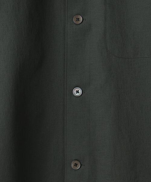 BEAUTY&YOUTH UNITED ARROWS(ビューティーアンドユースユナイテッドアローズ)の「KOMATSU PACK キャンプカラー ショートスリーブシャツ【セットアップ対応】(シャツ/ブラウス・メンズ・オリーブ/ネイビー/ベージュ・XL/L/M/S)」の16枚目の写真