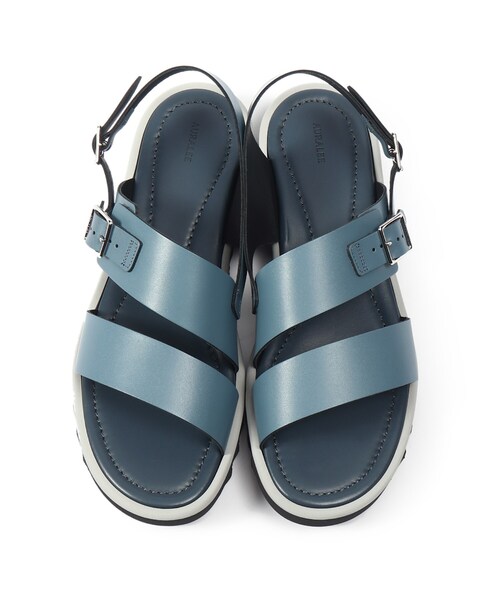 【オーラリー】25SSレザーサンダル 大人のサンダル】完売必至。上質レザーのオーラリー新作はシンプルイズ