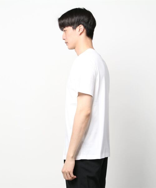 NIKE(ナイキ)の「NIKE WMNS NSW ESS BF LBR S/S TEE DN5698(Tシャツ/カットソー・レディース・ホワイト/ブラック・MEDIUM)」の4枚目の写真