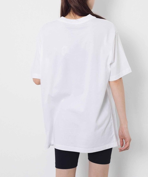 NIKE(ナイキ)の「NIKE WMNS NSW ESS BF LBR S/S TEE DN5698(Tシャツ/カットソー・レディース・ホワイト/ブラック・MEDIUM)」の12枚目の写真